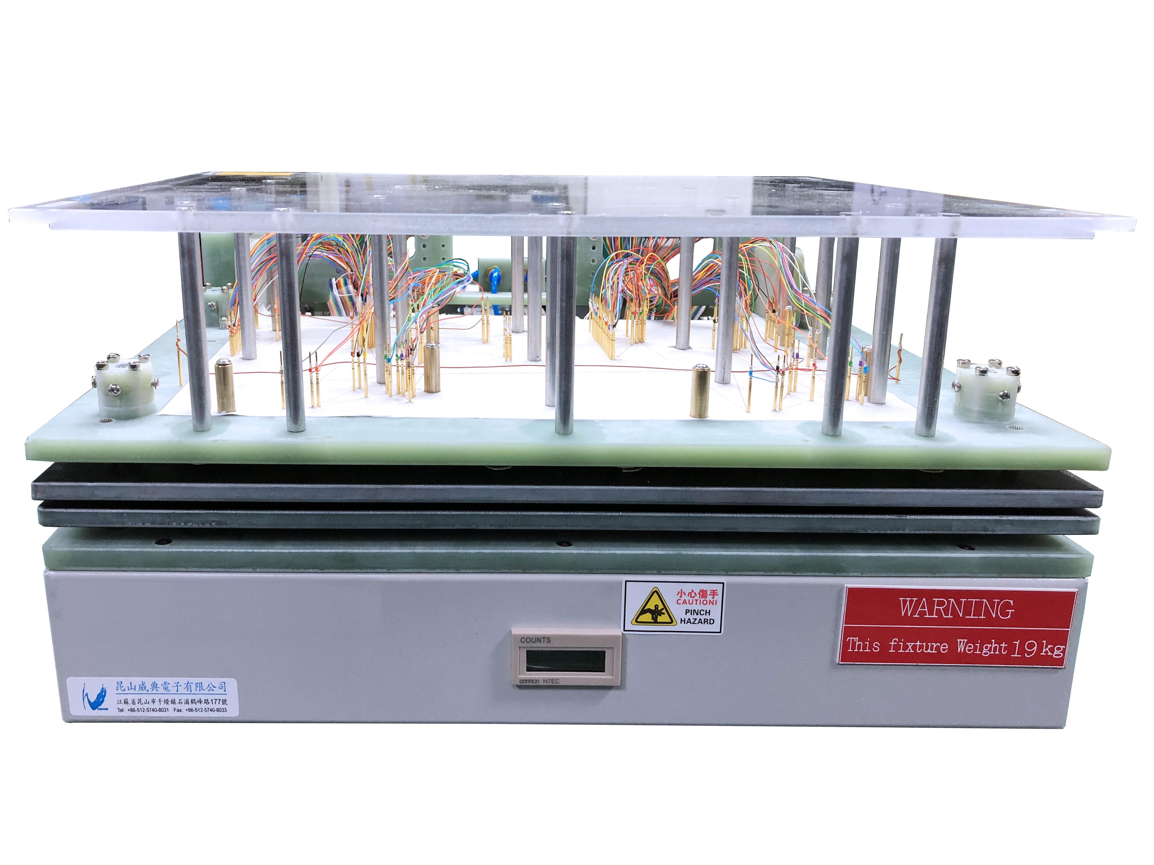 TR518 自动插装微组装检测夹具